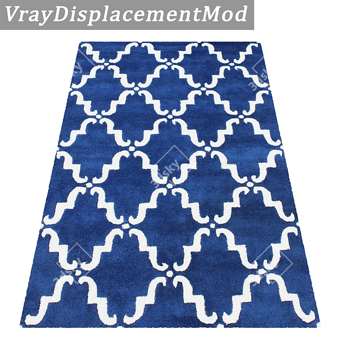 Luxury Carpet Set: High-Quality Textures - 3 Variants 3D model image 3