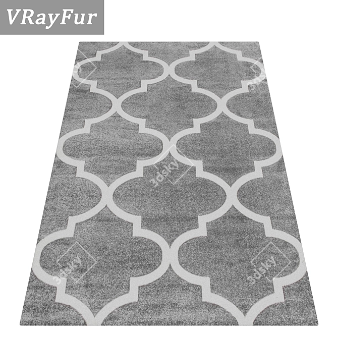 Luxury Carpets Set | High-Quality Textures 3D model image 2