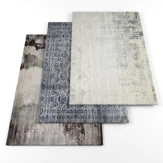 Versatile Collection of Stylish Carpets 3D model image 1