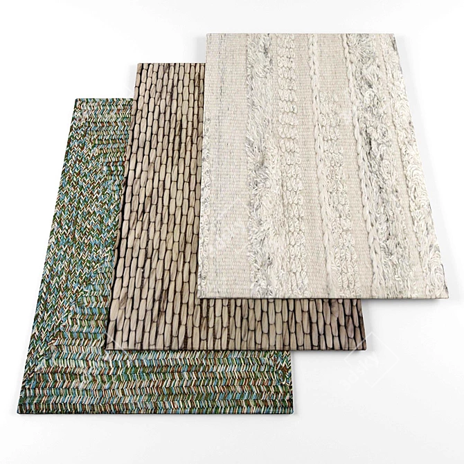 Assorted Rug Collection 3D model image 1