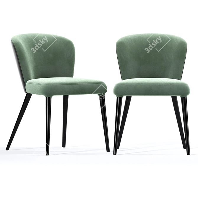 Elevate Your Space with George Oliver's Cia Armchair 3D model image 3