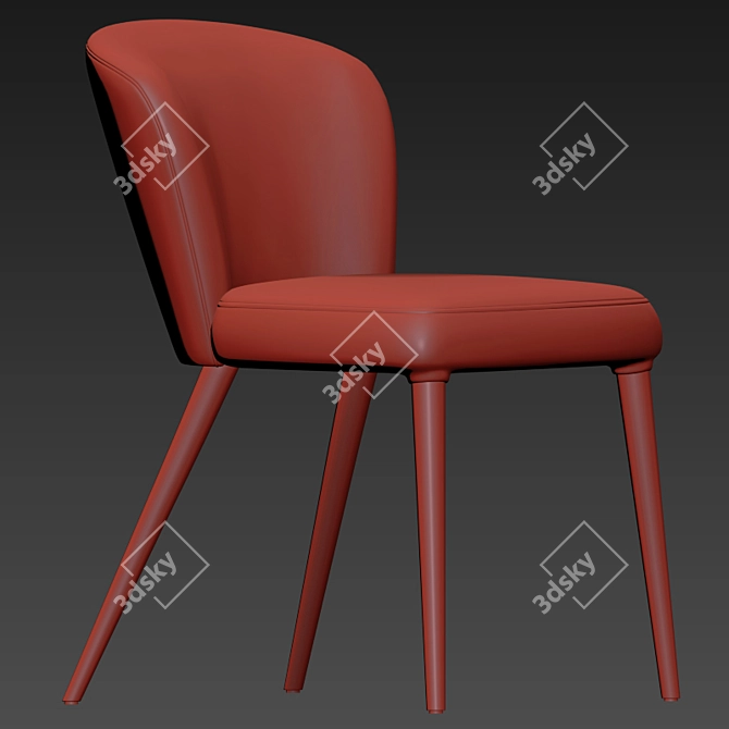 Elevate Your Space with George Oliver's Cia Armchair 3D model image 4