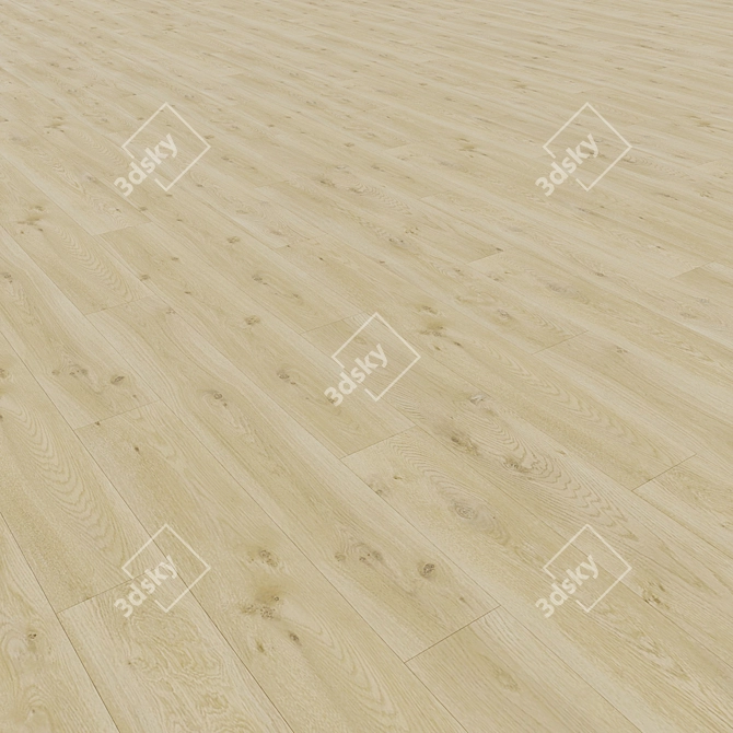 62 Modern Nature Oak Pergo: Versatile Layouts, High-quality Texture 3D model image 3