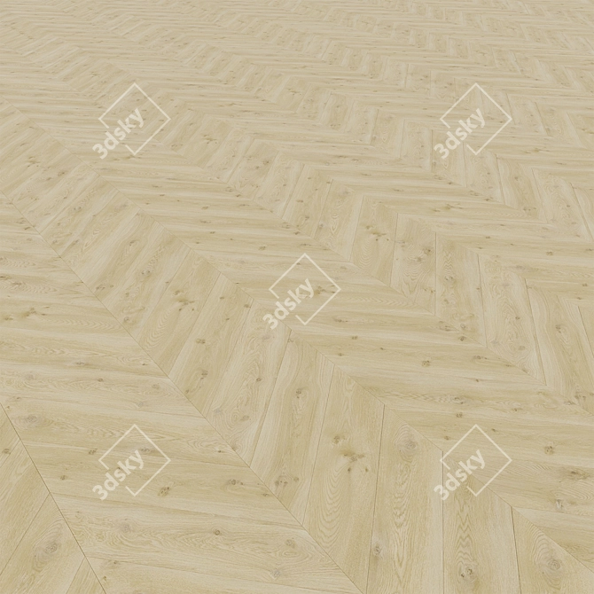 62 Modern Nature Oak Pergo: Versatile Layouts, High-quality Texture 3D model image 4