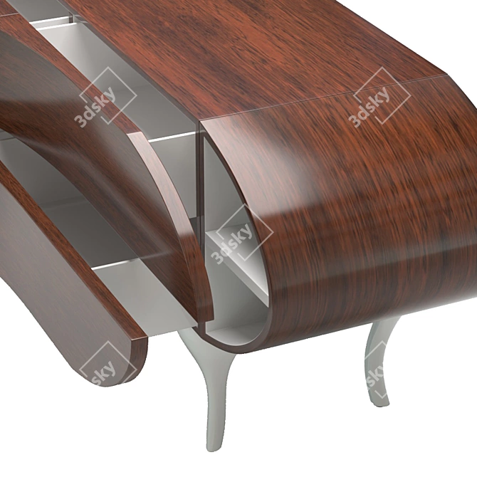 Classic Style Comode - 2000mm x 640mm x 810mm 3D model image 3