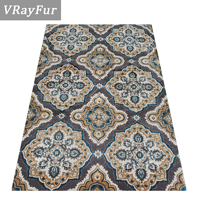 Luxury Carpets Set 1708 3D model image 2