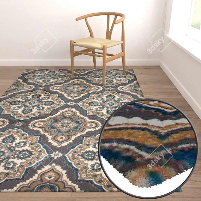 Luxury Carpets Set 1708 3D model image 5