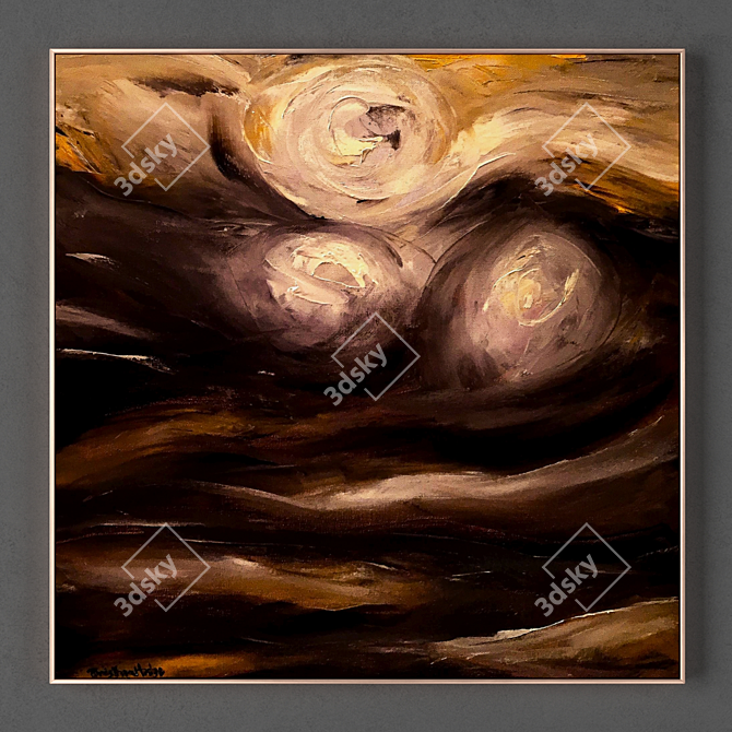 Artistic Frames Collection: 800x800mm, 2000x2000 Pixels 3D model image 1