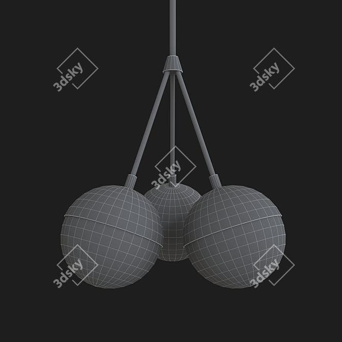 Modern Lampatron Ball 3: Unique Design 3D model image 2