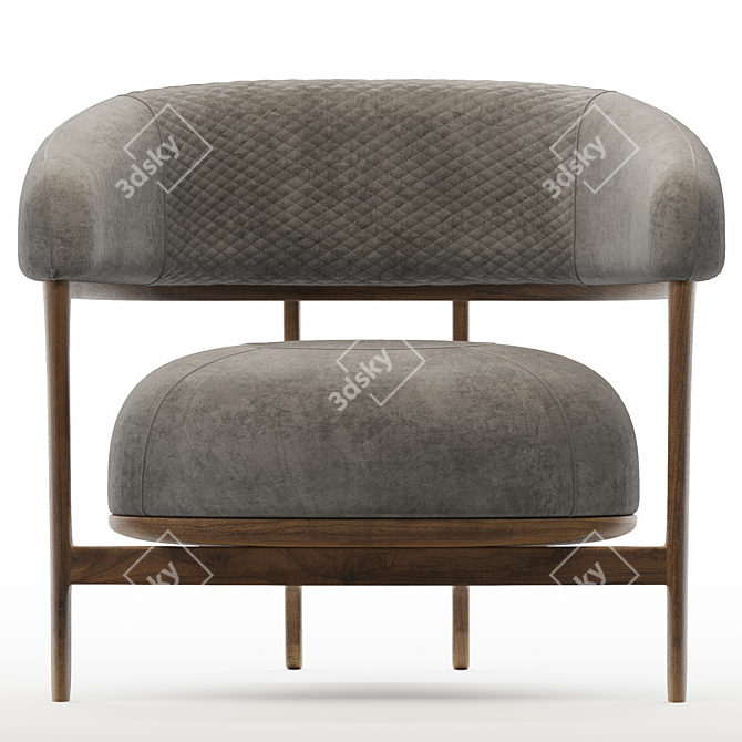 Elevate Your Space: 1290 Armchair 3D model image 3