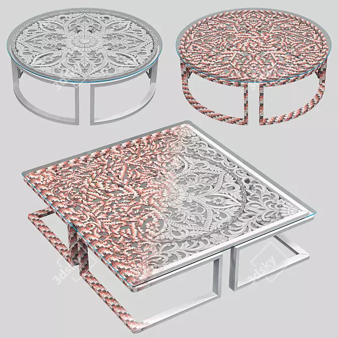 Elegant Table Ornament - Vol. 03 3D model image 4