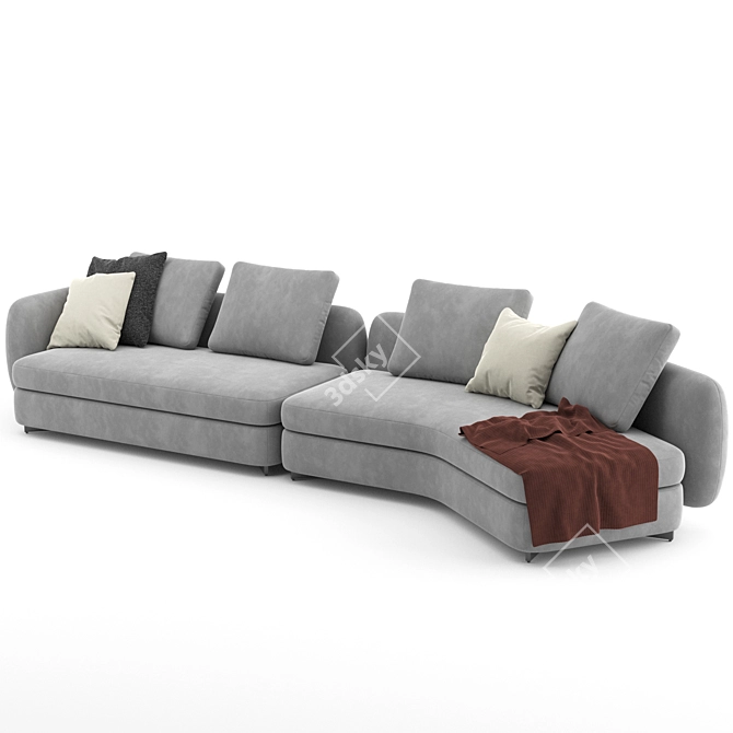Poliform Saint Germain Sofa Set 3D model image 3