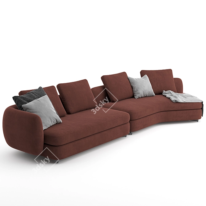 Poliform Saint Germain Sofa Set 3D model image 4