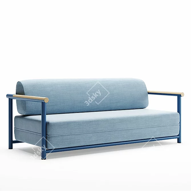 Bamboo Bliss: Stylish Sofa by Missana 3D model image 1