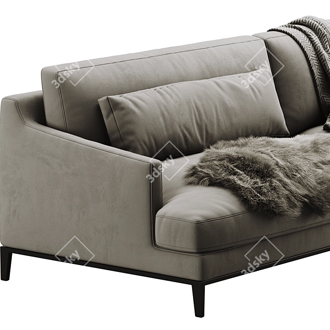 Modern Poliform Bellport Sofa 3D model image 3