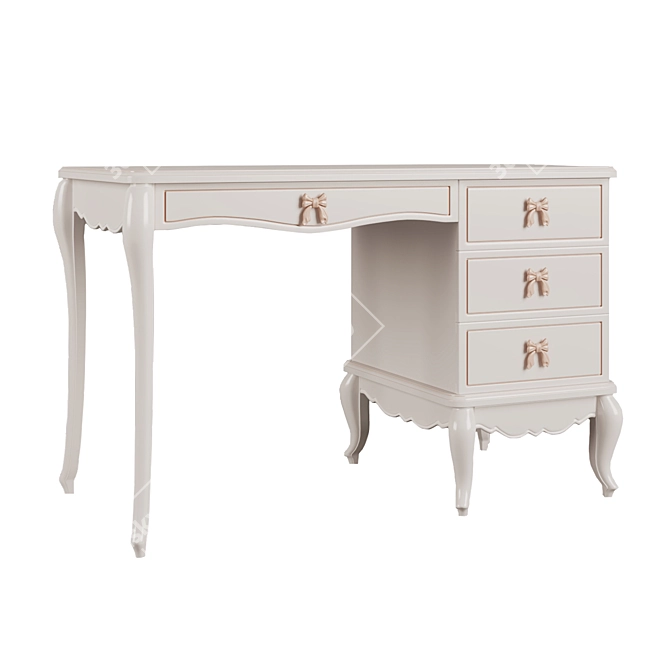 Princess Angelicroom Writing Desk: Elegant & Functional 3D model image 1