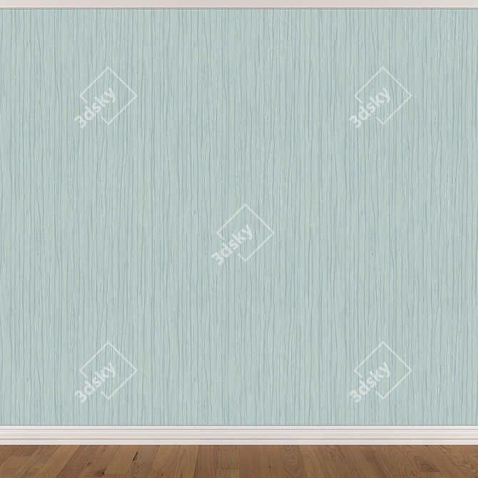 Seamless Wallpaper Set with 3 Colors 3D model image 2