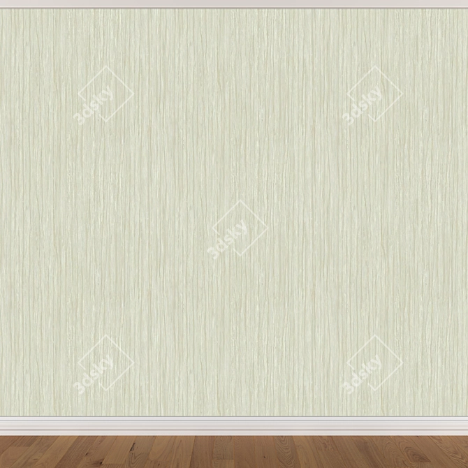 Seamless Wallpaper Set with 3 Colors 3D model image 3