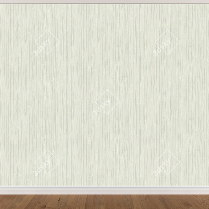 Seamless Wallpaper Set with 3 Colors 3D model image 4