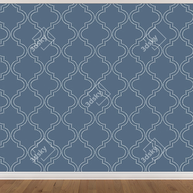 Seamless Wallpaper Set - 3 Colors 3D model image 2