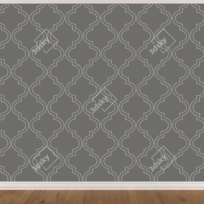 Seamless Wallpaper Set - 3 Colors 3D model image 4