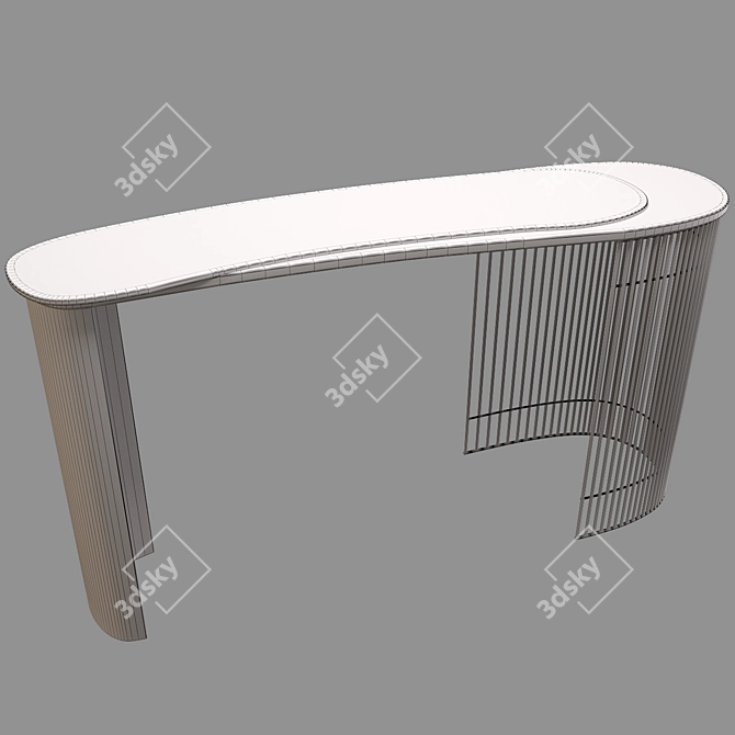 Elegant Castelo Console: Stylish & Functional 3D model image 2