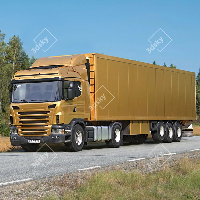 Scania G-380: Detailed 3D Truck 3D model image 4