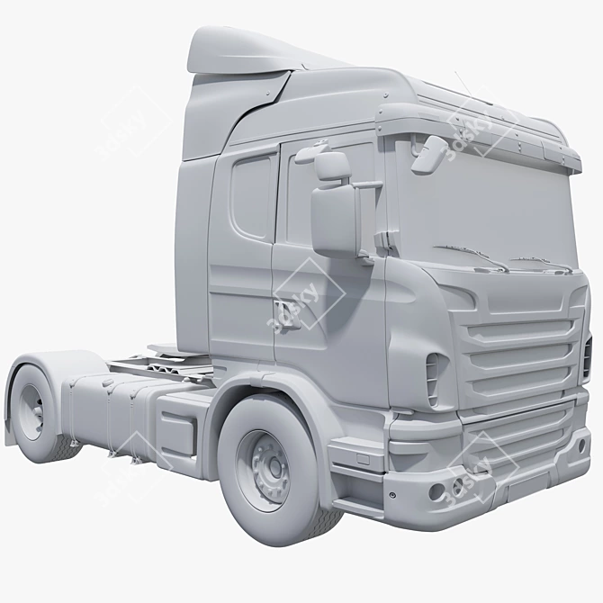 Scania G-380: Detailed 3D Truck 3D model image 7