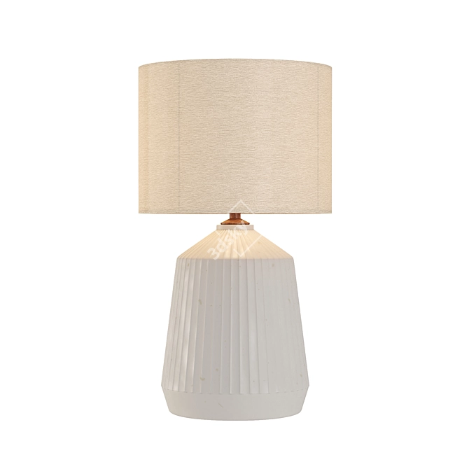 Sleek Modern Table Lamp 3D model image 1