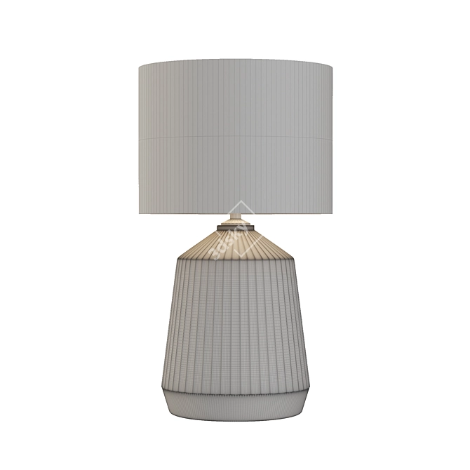 Sleek Modern Table Lamp 3D model image 2