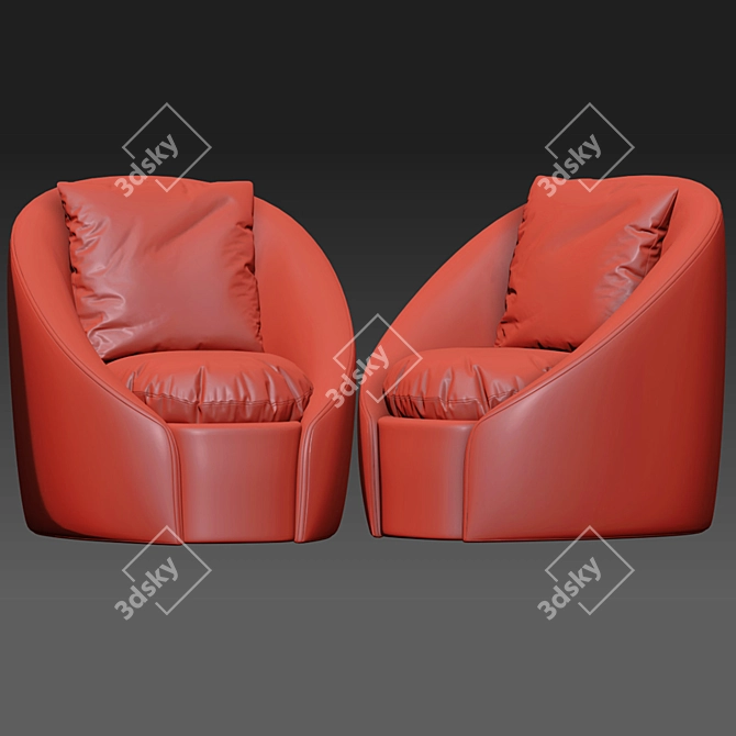 Elegant Instyle Chair 3D model image 3