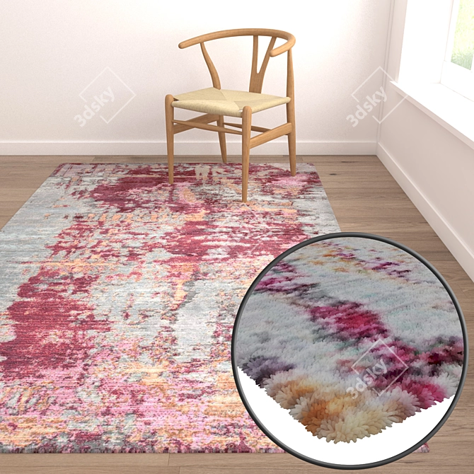 Luxury Rug Set 3D Models 3D model image 5