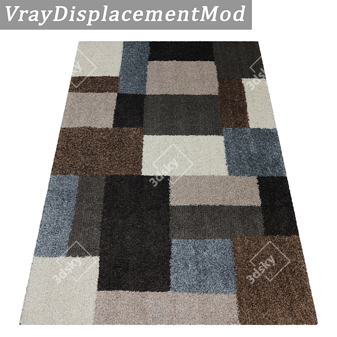 Luxury Carpet Set - High-Quality Textures for Close and Distant Shots 3D model image 3