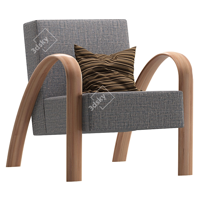 Missoni Home Comfort Grandma Armchair 3D model image 1