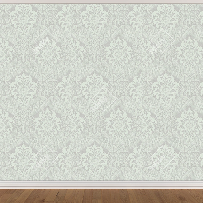 Seamless Wallpaper Set (3 Colors) 3D model image 2