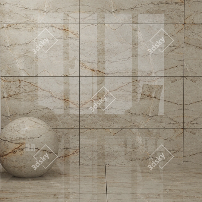 Glamorous Atlas Gris Polished 3D model image 1