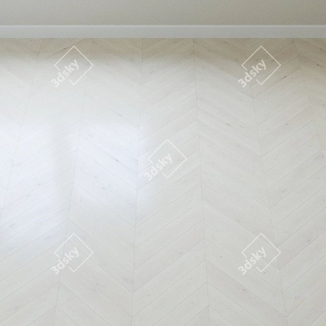 White Emilia Oak Laminate 3D model image 3