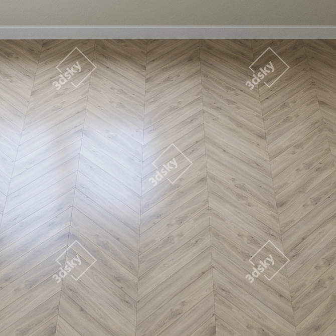 Emilia Oak Corduroy Gray Laminate 3D model image 4