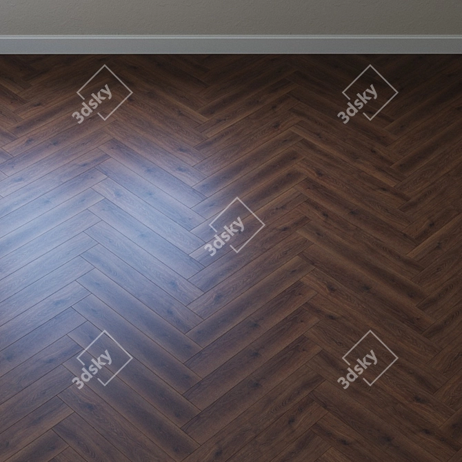 Smoky Oak Contour Laminate 3D model image 3