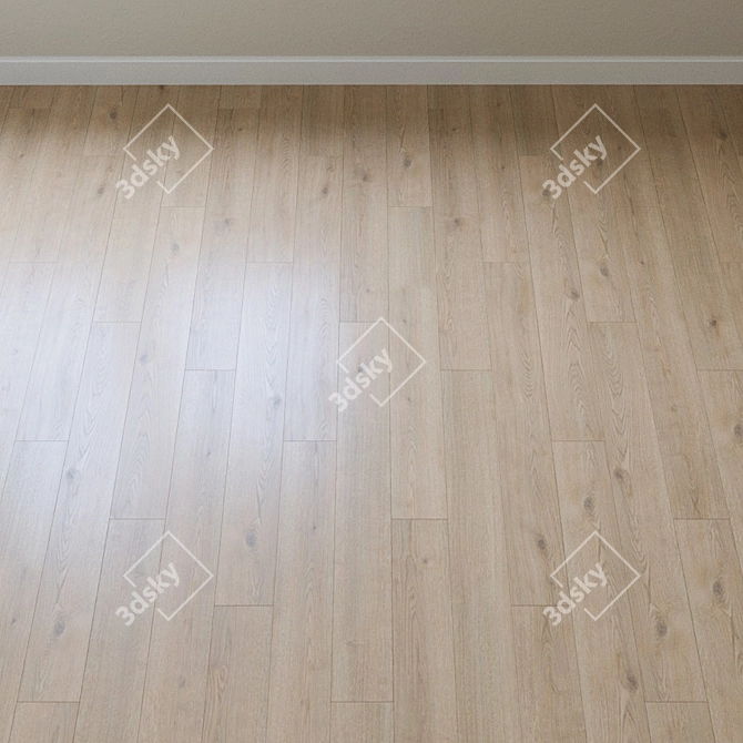 Stone Gray Oak Laminate 3D model image 2