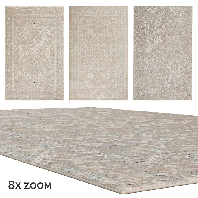 Quality Carpets | 2.5x4 Size 3D model image 1