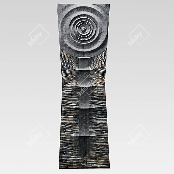 Alexey Bereznyak: Object 11 (2019) Wood Panel 3D model image 3