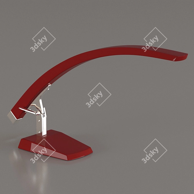 Sleek LED Desk Lamp 3D model image 1