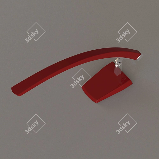 Sleek LED Desk Lamp 3D model image 5