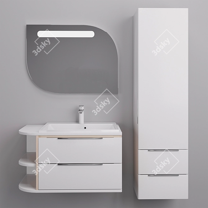 CALIPSO 80 IDDIS Bathroom Set 3D model image 1