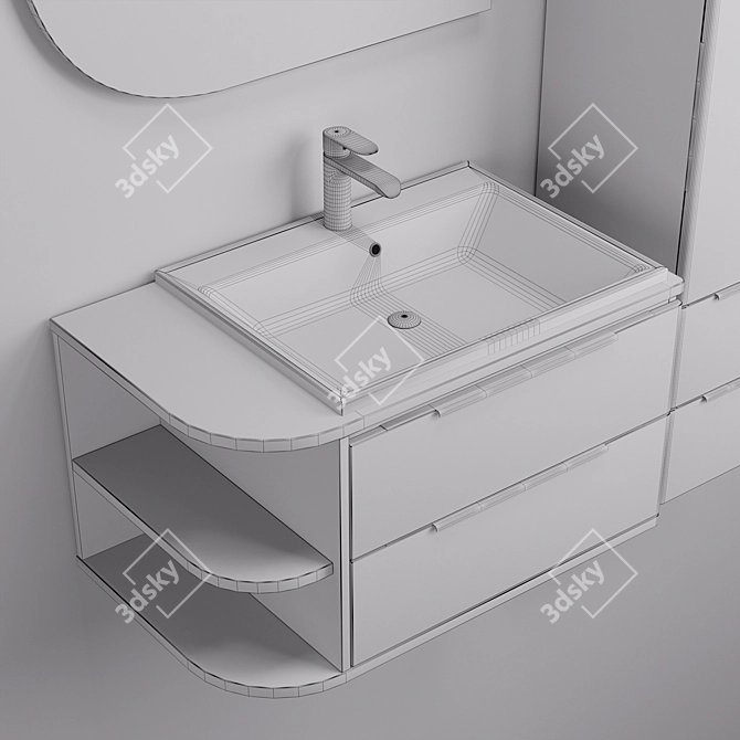 CALIPSO 80 IDDIS Bathroom Set 3D model image 4