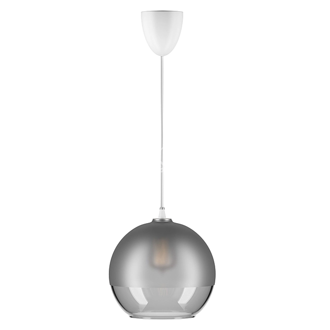 Modern Matte Glass Pendant Shade 3D model image 1