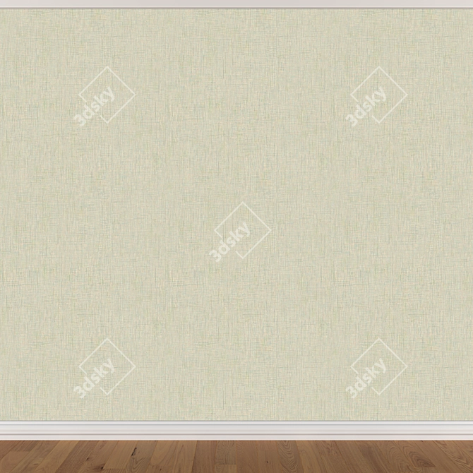 Seamless Wallpaper Set 3 Colors 3D model image 4