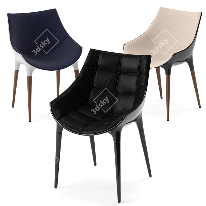 Elegant Comfort: Passion Armchair 3D model image 4