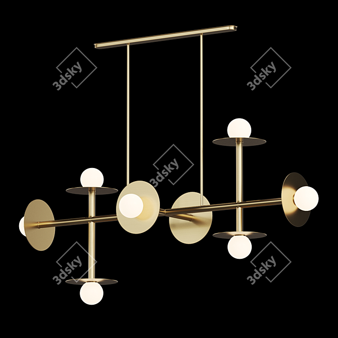 Trish Pendant Lamp: Stylish and Versatile Illumination 3D model image 2